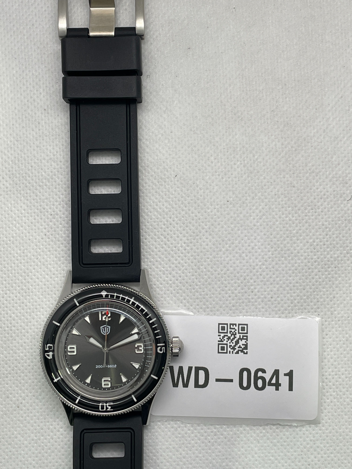 US Pre-Owned Watchdives WD50Q 38mm VH31 50-Fathoms Dive Watch