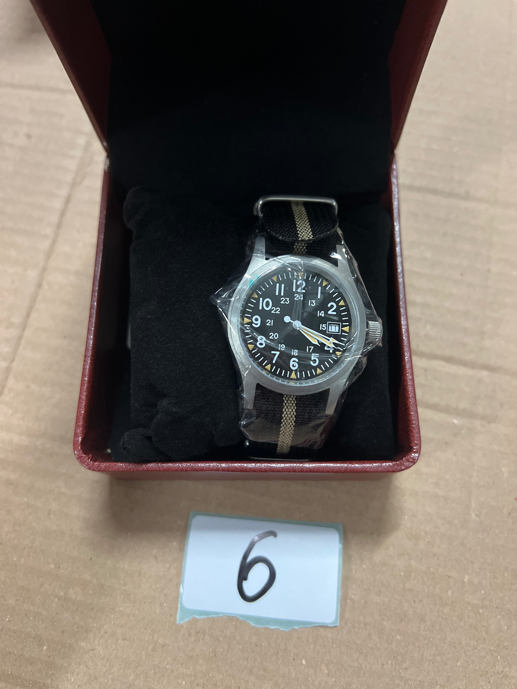 EU Pre-Owned Militado Sapphire Crystal 38mm Field Watch ML05