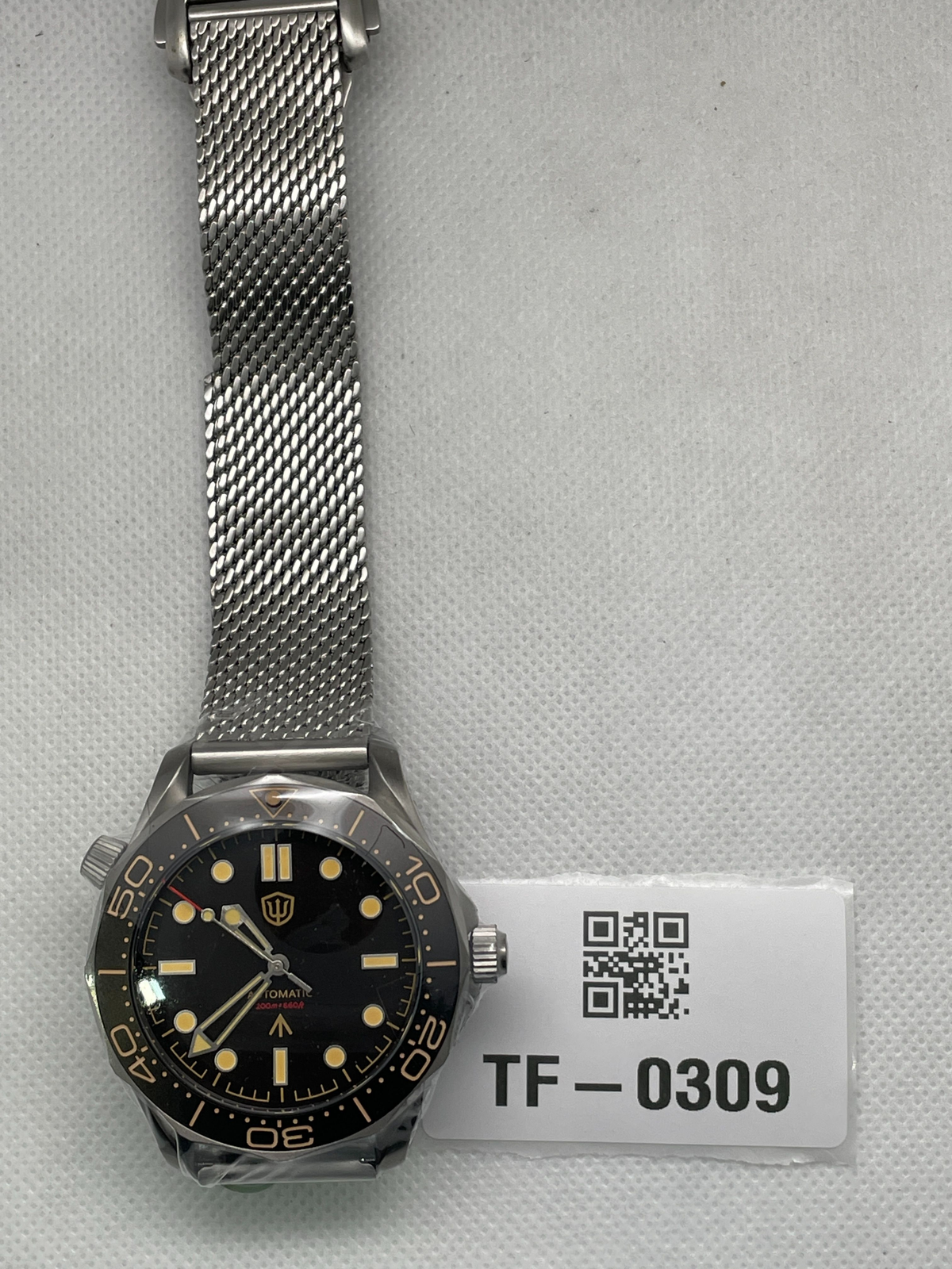 US Pre-Owned Watchdives WD007 V4 42mm Titanium Automatic NTTD Dive Watch