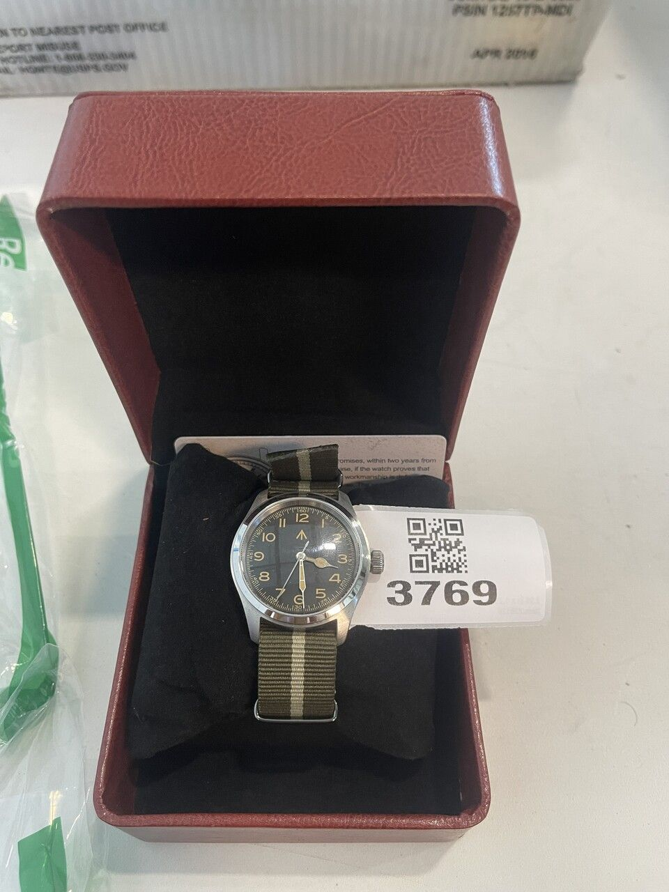 US Pre-Owned Militado ML08 38mm Field Watch – VH31 / Ronda 515