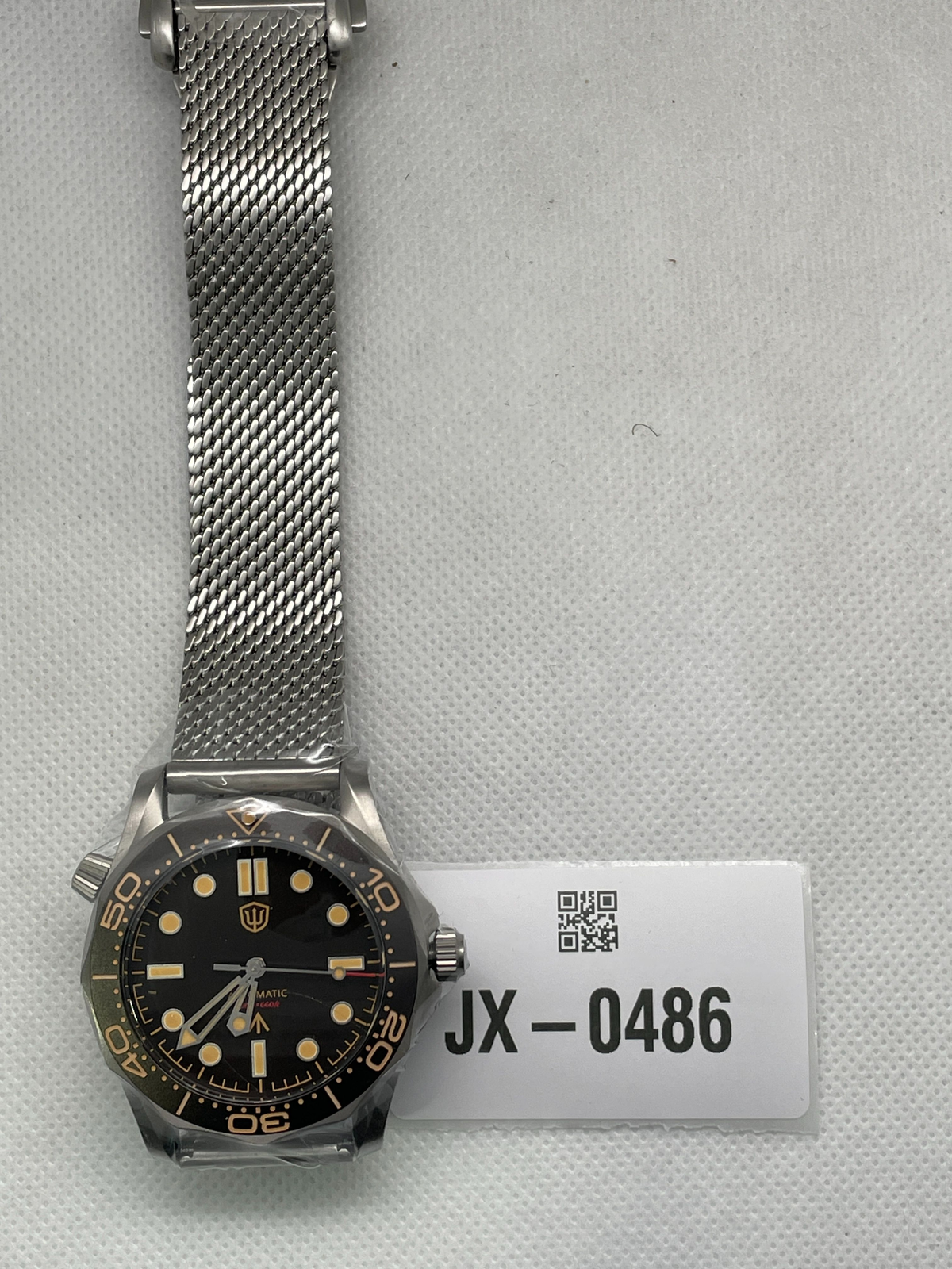 US Pre-Owned Watchdives WD007 39mm PT5000 Titanium Diver Watch