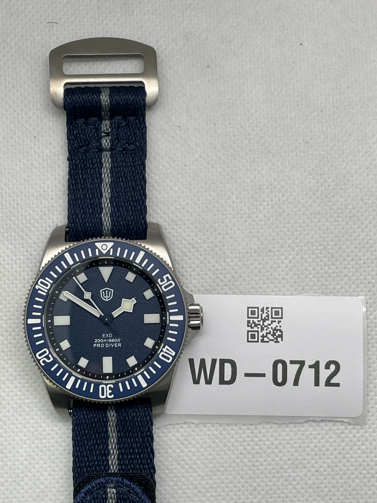 US Pre-Owned Watchdives 40mm EXD Titanium Diver Watch
