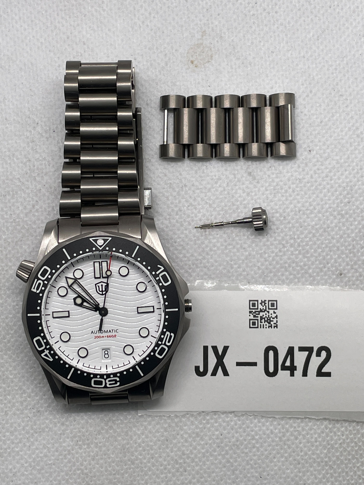 US Pre-Owned Watchdives WD007 39mm PT5000 Titanium Diver Watch