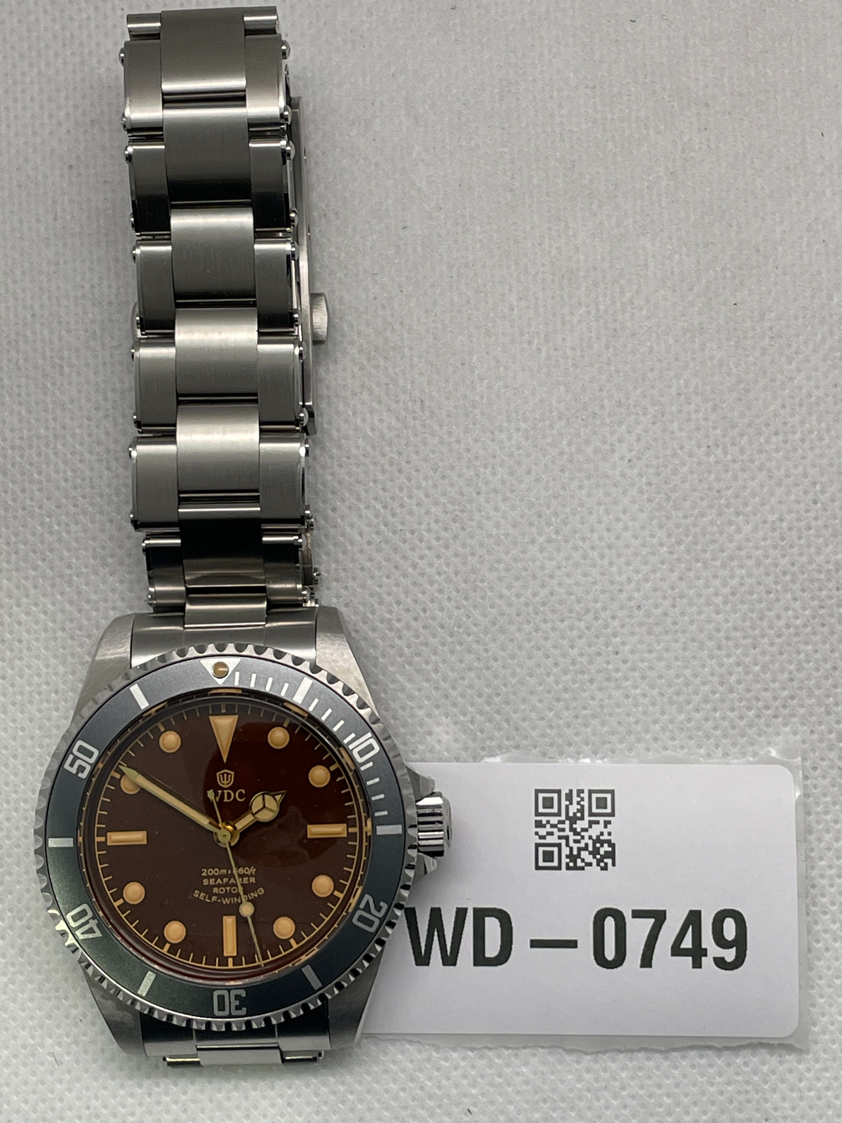 US Pre-Owned Watchdives WD5513M 9015/90S5 Vintage Sub Watch