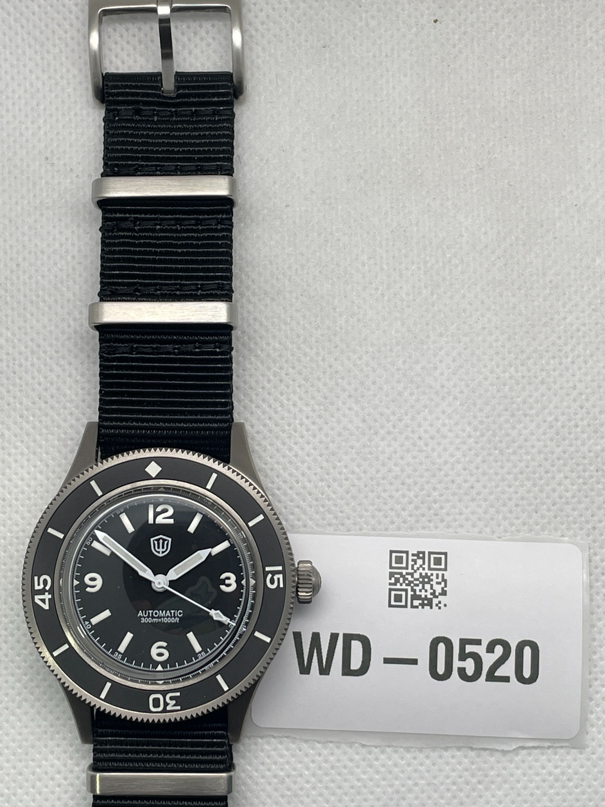 US Pre-Owned Watchdives WD50Ti Titanium 50-Fathoms NH35 Dive Watch