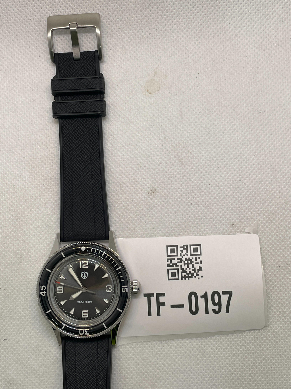 US Pre-Owned Watchdives WD50Q 38mm VH31 50-Fathoms Dive Watch