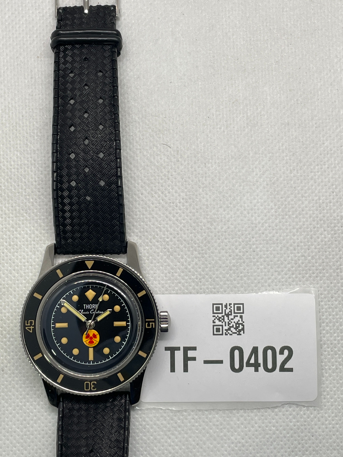US Pre-Owned Thorn 38mm Titanium 50-Fathoms Dive Watch