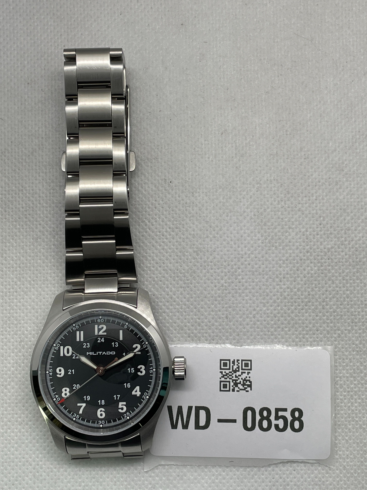 US Pre-Owned Militado ML08 38mm Field Watch – VH31 / Ronda 515