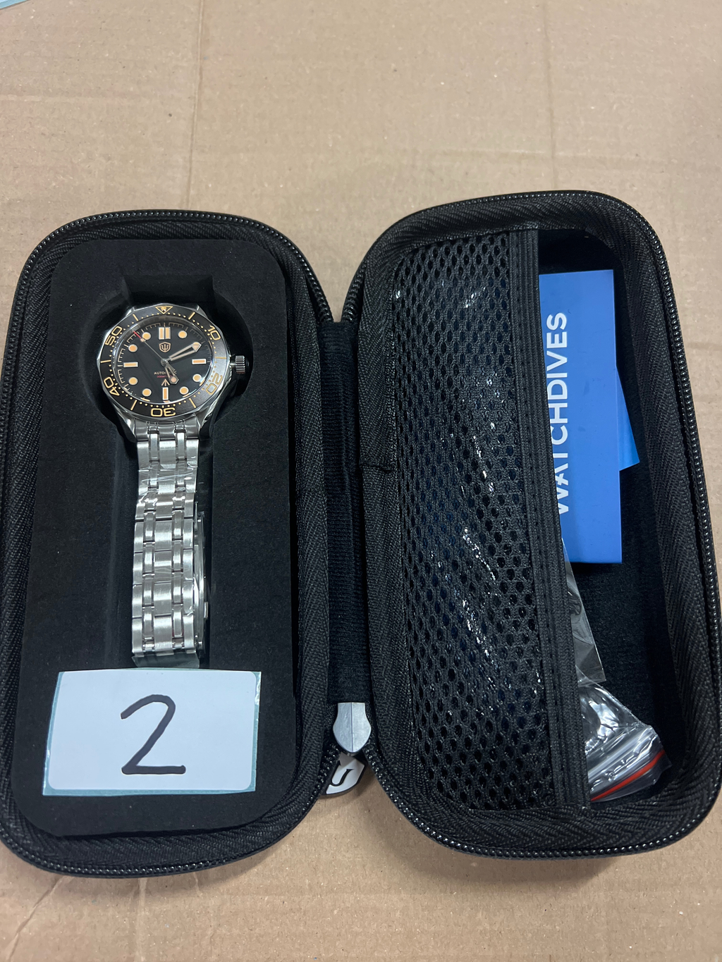 EU Pre-Owned-A Watchdives WD007ST 39mm NTTD Dive Watch