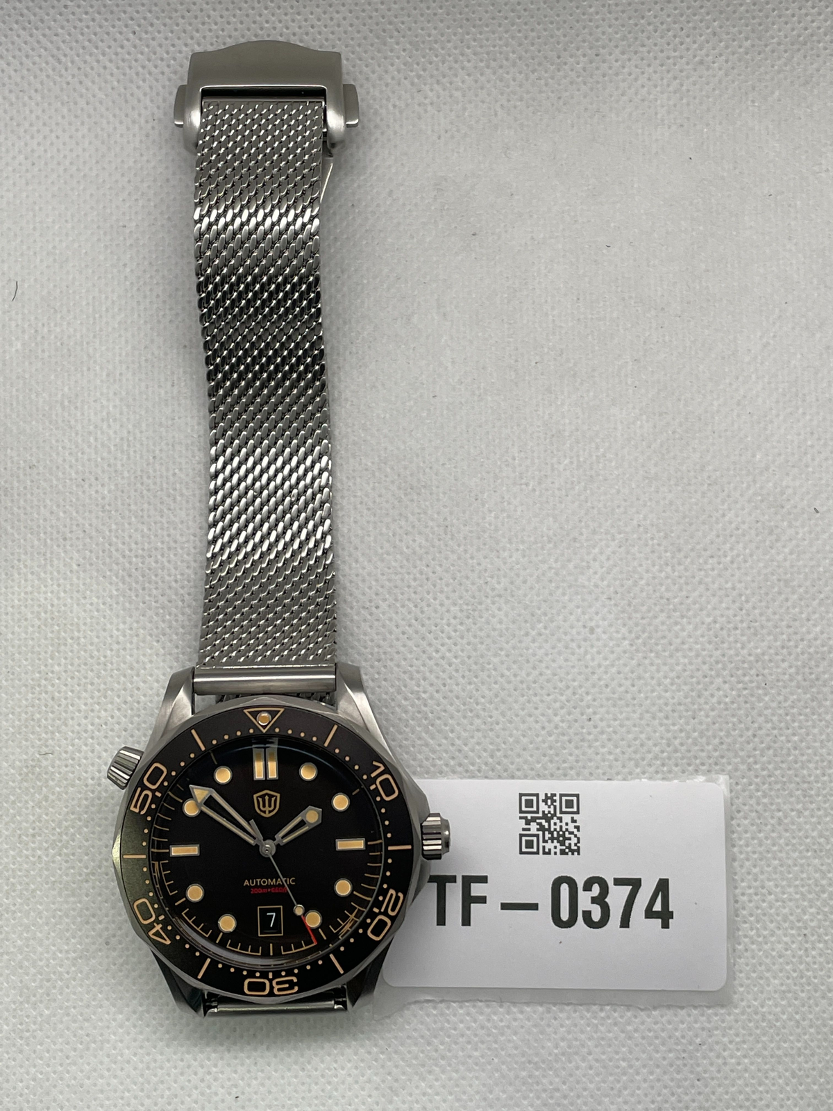 US Pre-Owned Watchdives WD007 V4 42mm Titanium Automatic NTTD Dive Watch