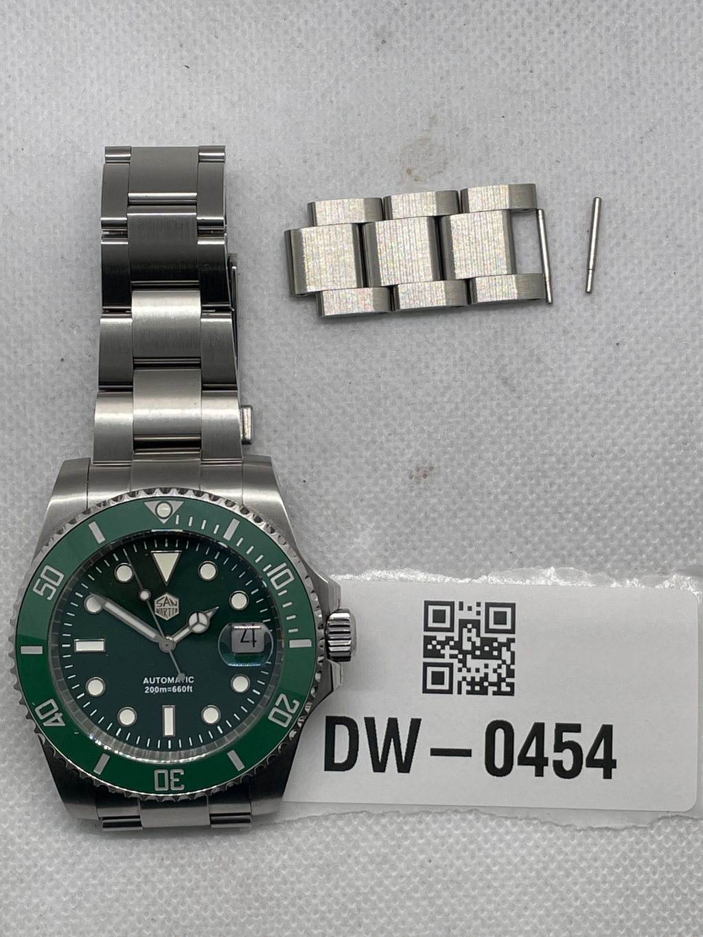 US Pre-Owned San Martin Upgraded ST2130 Sub Diver Men SN0017G-E