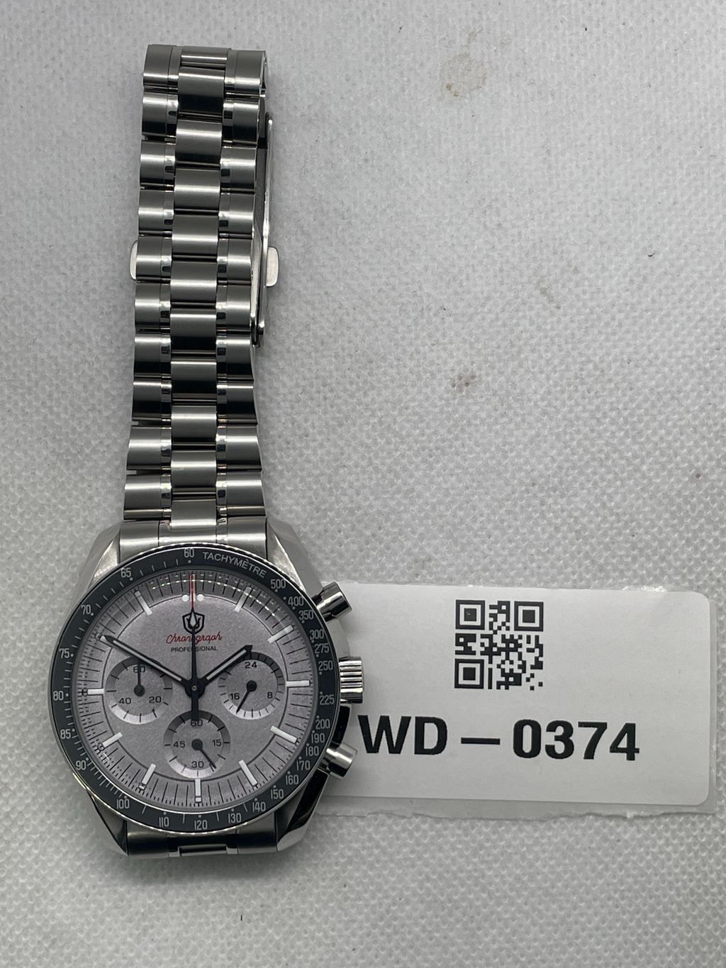 US Pre-Owned Watchdives 39mm VK63 Chronograph Watch WD1863