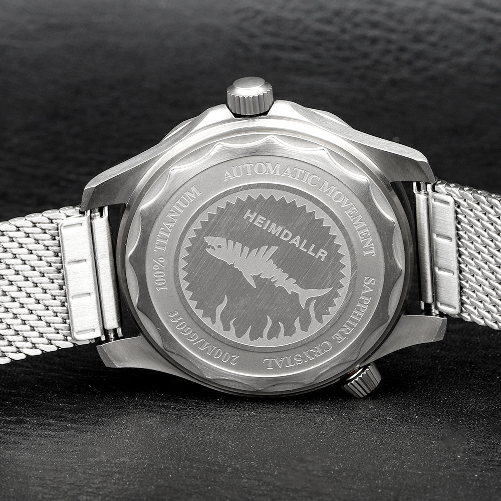 US Pre-Owned V2 Heimdallr Titanium 007 Edition NTTD Dive Watch