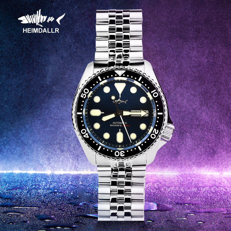 US Pre-Owned Heimdallr SKX007 Day/Date Mechanical Watch