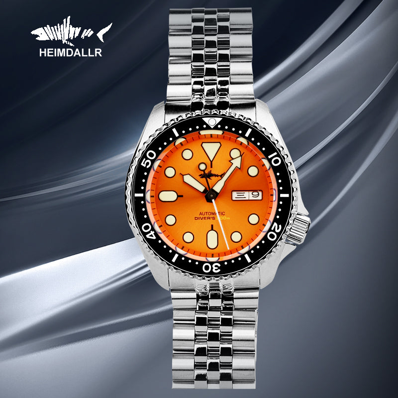 US Pre-Owned Heimdallr SKX007 Day/Date Mechanical Watch