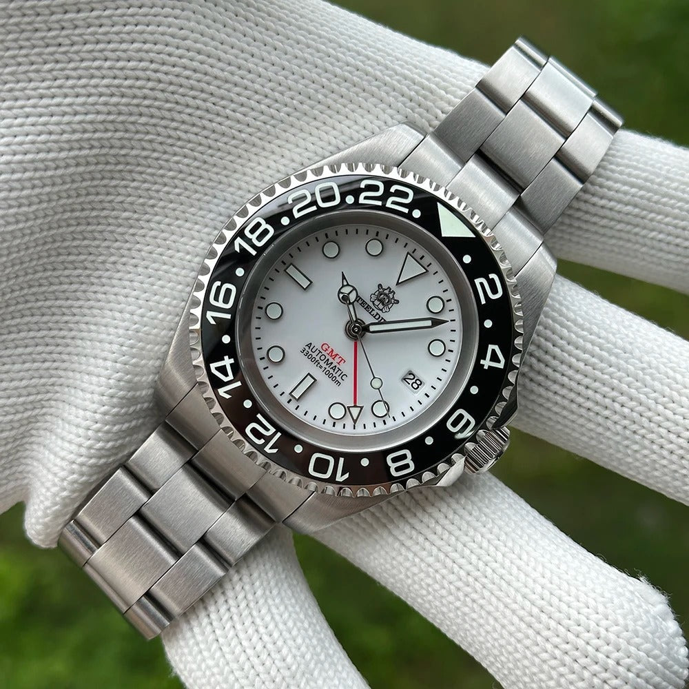 EU Pre-Owned Steeldive SD1964 45mm NH34 GMT Diver Watch