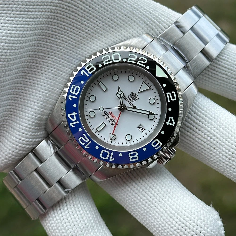 EU Pre-Owned Steeldive SD1964 45mm NH34 GMT Diver Watch