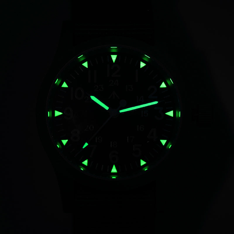 US Pre-Owned Militado Sapphire Crystal 38mm Field Watch ML05