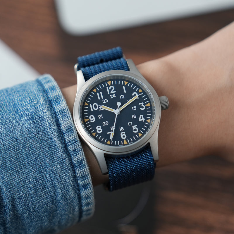 EU Pre-Owned Militado Sapphire Crystal 38mm Field Watch ML05