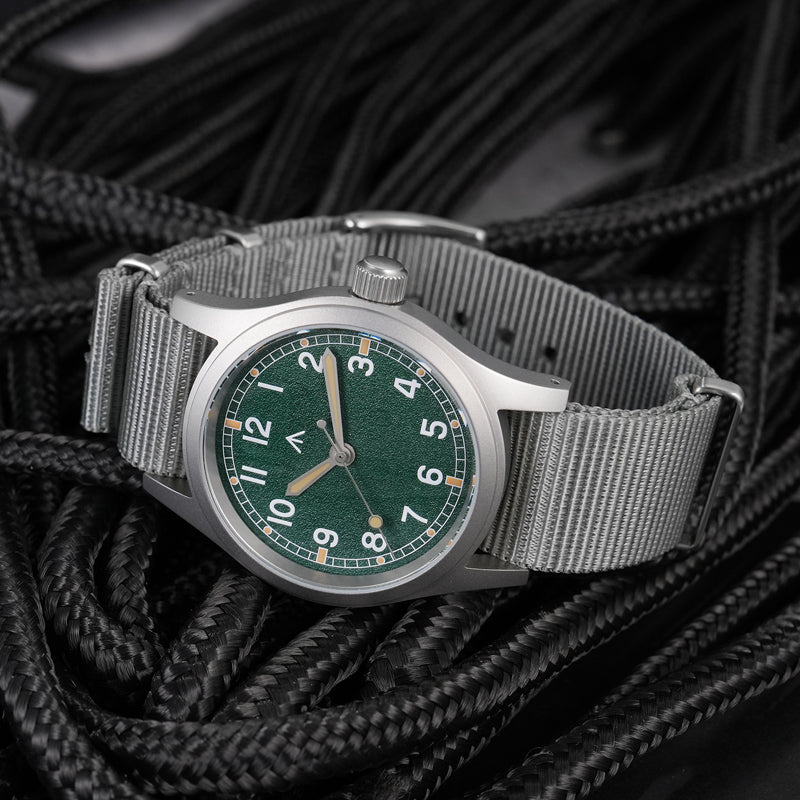 US Pre-Owned Militado ML12 38mm Retro Field Watch
