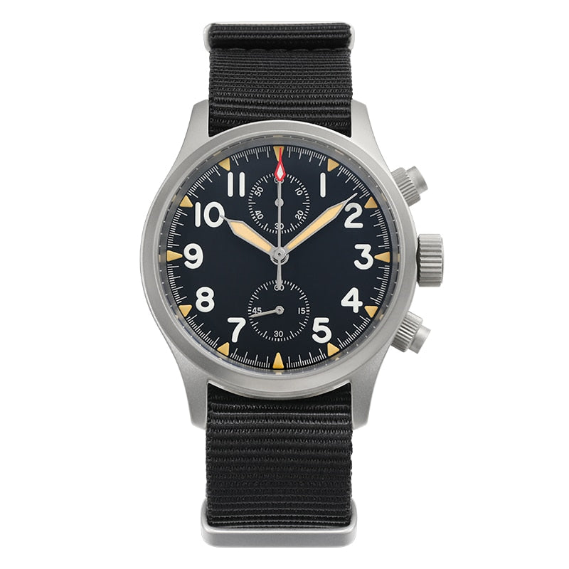 EU Pre-Owned Militado Retro VK61 Quartz Chronograph Watch