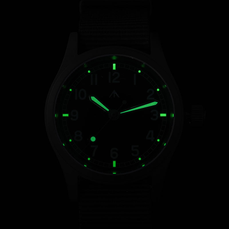 US Pre-Owned Militado ML12 38mm Retro Field Watch