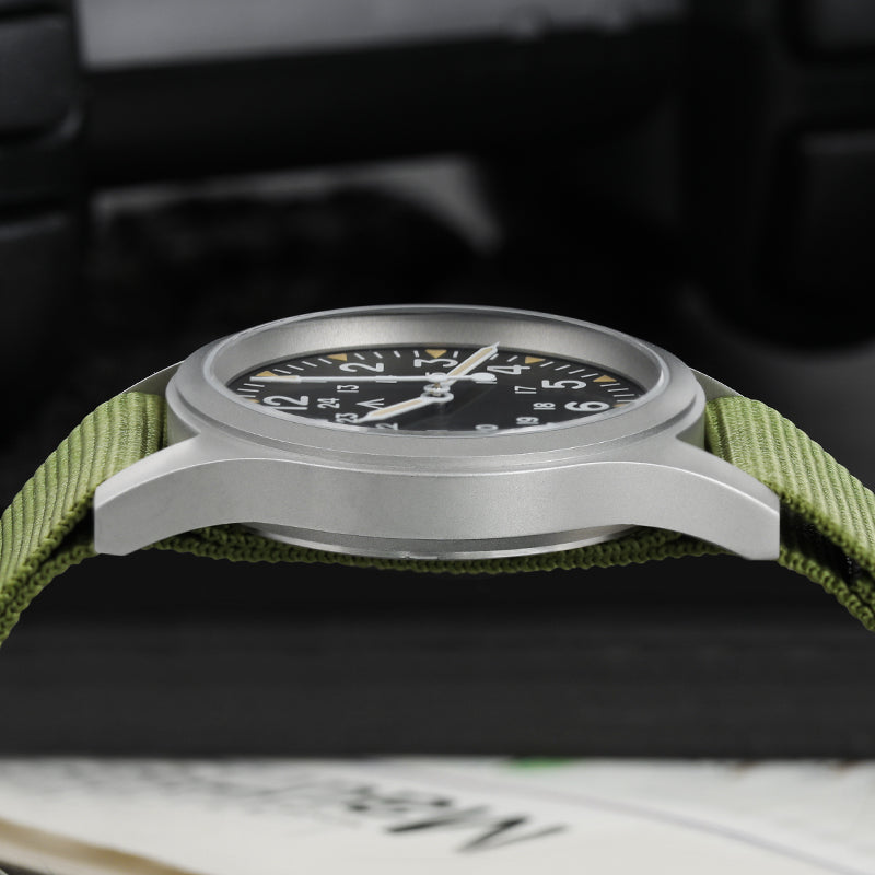 EU Pre-Owned Militado Sapphire Crystal 38mm Field Watch ML05