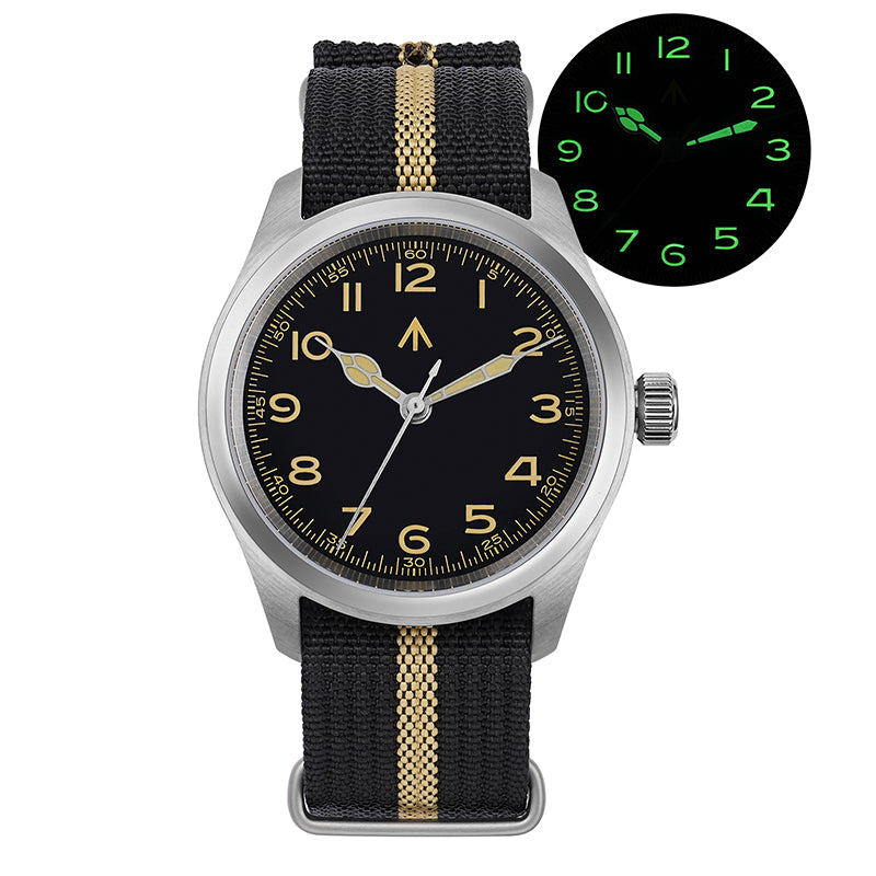 US Pre-Owned Militado ML08 38mm Field Watch – Watchdives Pre-Owned