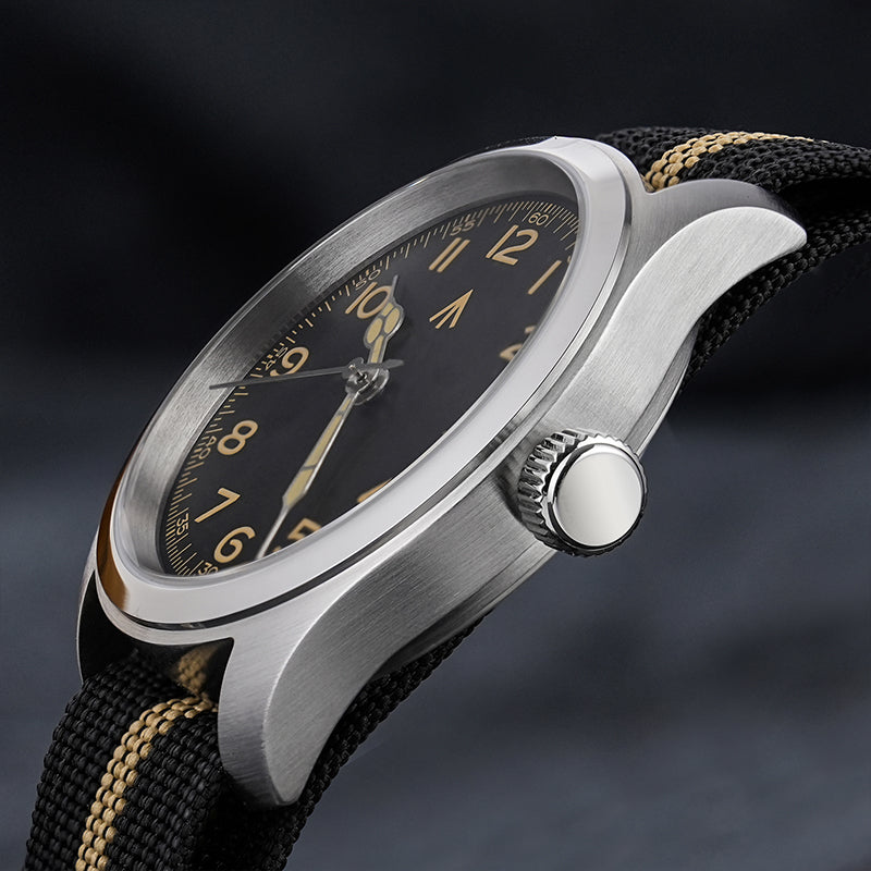 US Pre-Owned Militado ML08 38mm Field Watch – VH31 / Ronda 515