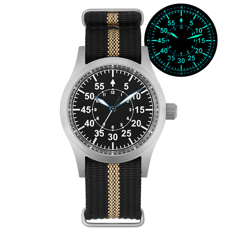 EU Pre-Owned Militado Sapphire Crystal 38mm Field Watch ML05