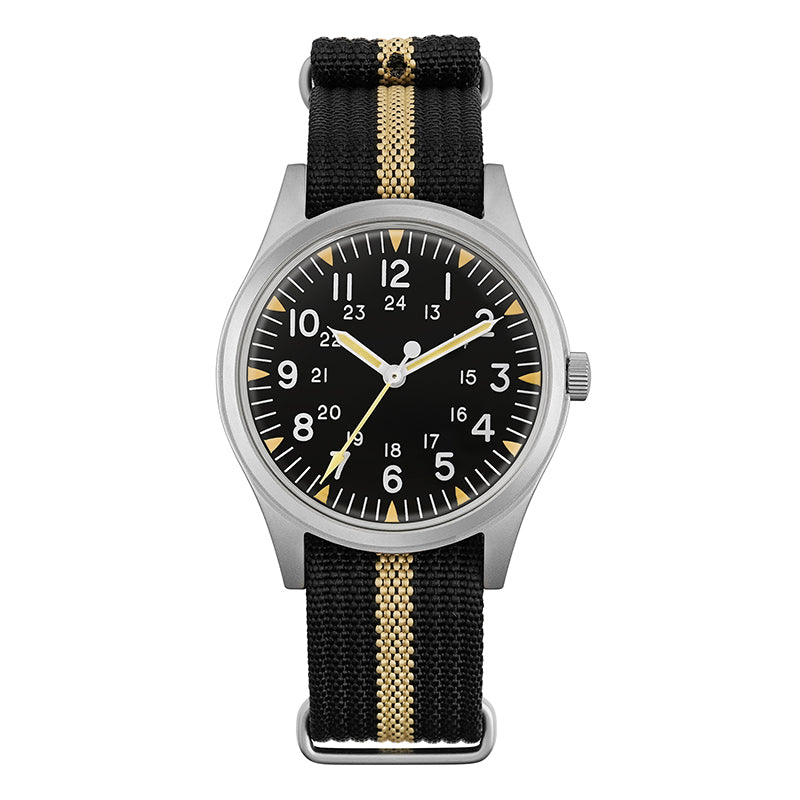 US Pre-Owned Militado ML07C 36mm Miyota 2035 Quartz Field Watch