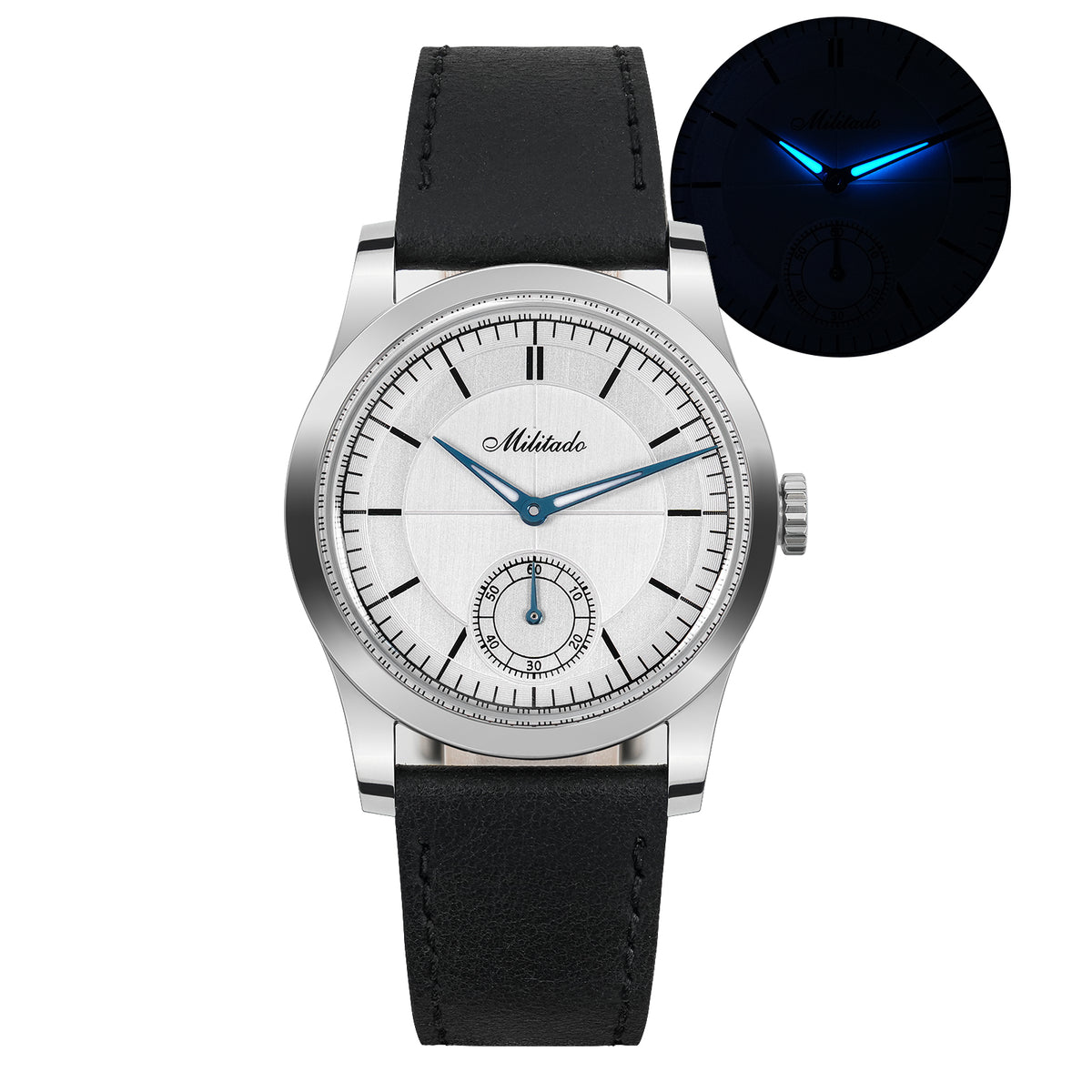 US Pre-Owned Militado 36mm Classic VD78 Quartz Watch ML09