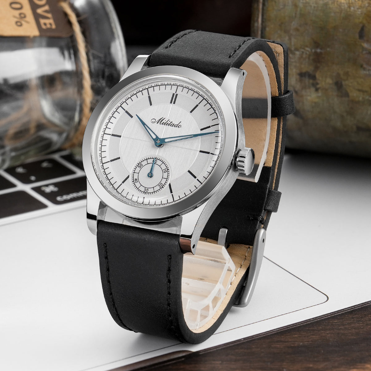 US Pre-Owned Militado 36mm Classic VD78 Quartz Watch ML09