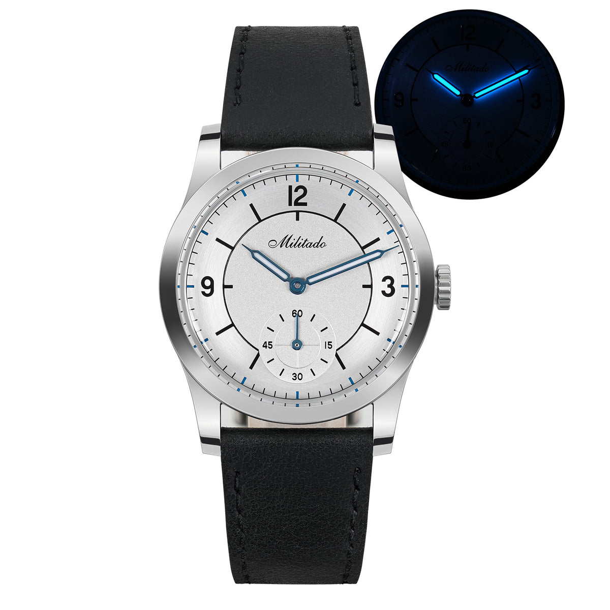 US Pre-Owned Militado 36mm Classic VD78 Quartz Watch ML09