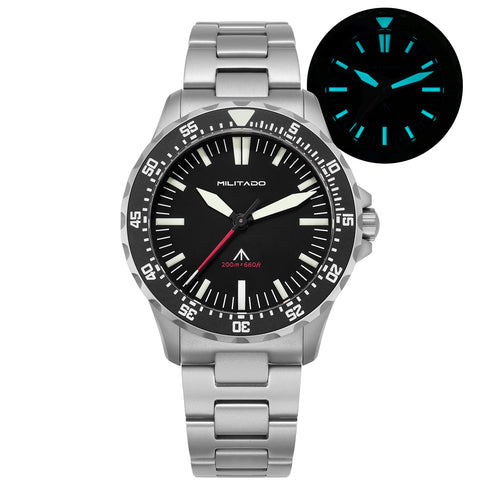 EU Pre-Owned Militado ML16 39mm Sapphire Quartz Field Diver Watch