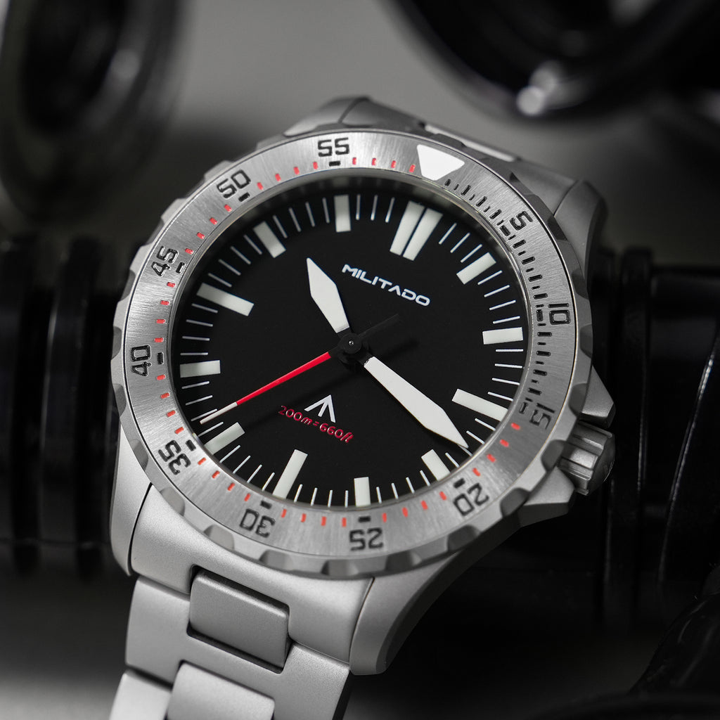 EU Pre-Owned Militado ML16 39mm Sapphire Quartz Field Diver Watch