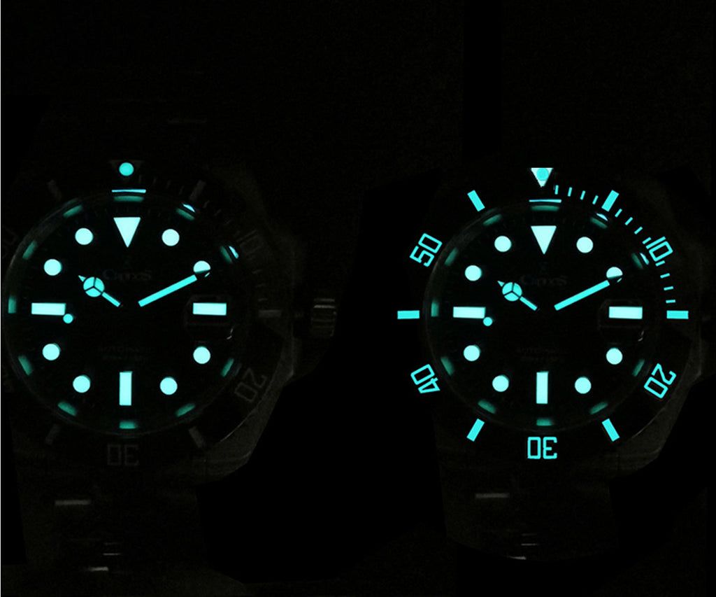 US Pre-Owned Cronos 2.5x Water Ghost NH35 Dive Watch L6015