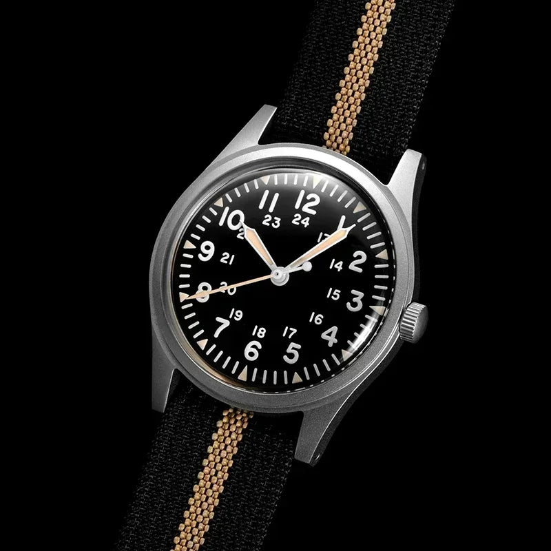 US Pre-Owned Rdunae RA03 Retro Khaki Field Quartz Watch