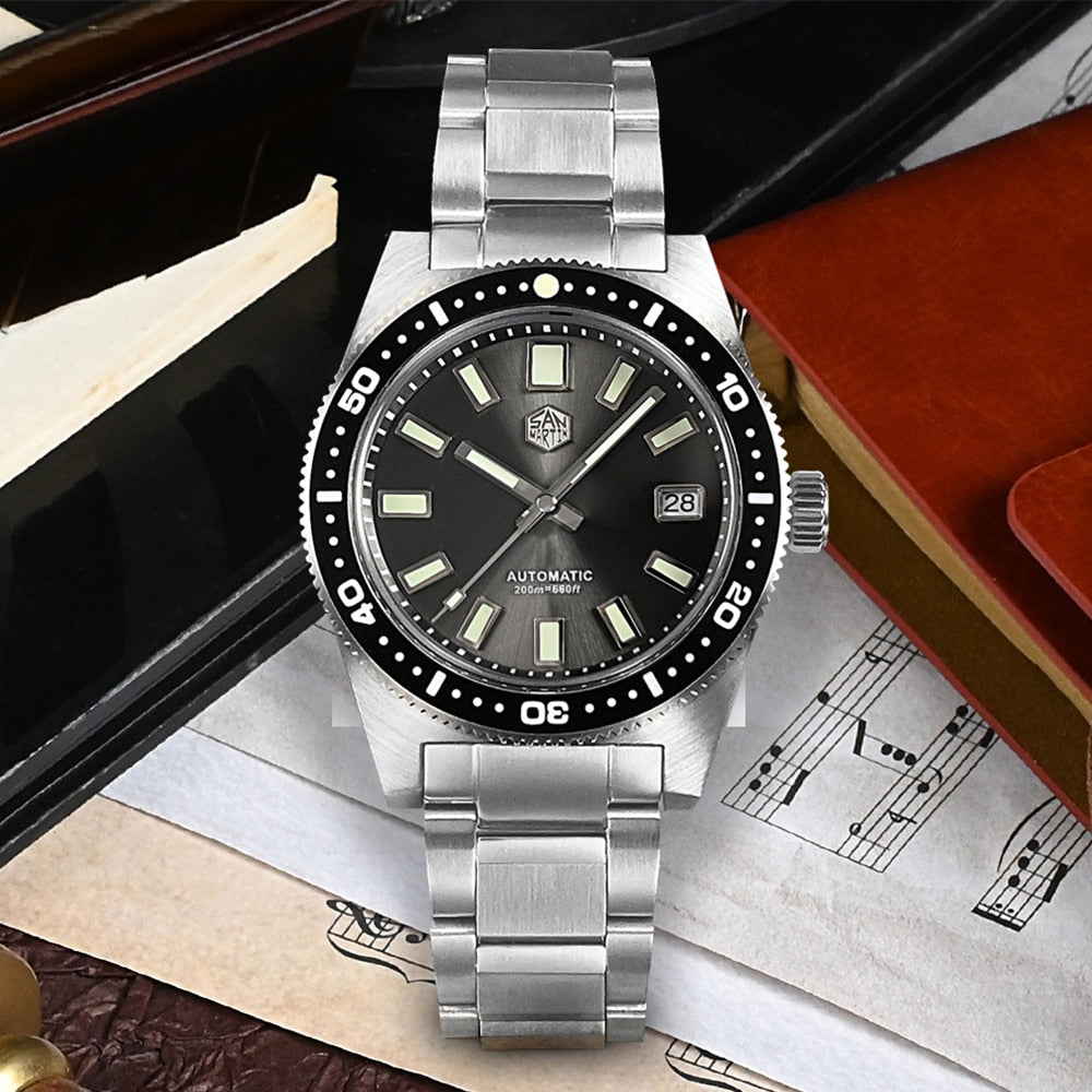 EU Pre-Owned San Martin 39mm 62mas Dive Watch SN007GB