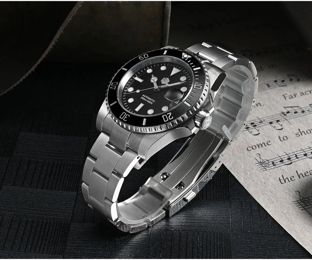 US Pre-Owned San Martin Upgraded ST2130 Sub Diver Men SN0017G-E