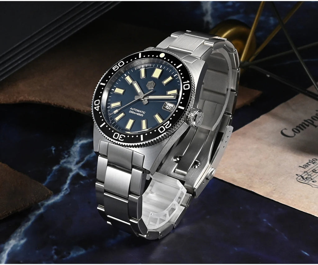 EU Pre-Owned San Martin 39mm 62mas Dive Watch SN007GB