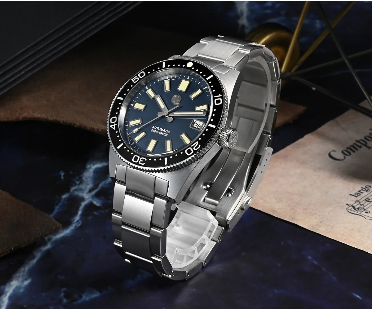 EU Pre-Owned San Martin 39mm 62mas Dive Watch SN007GB