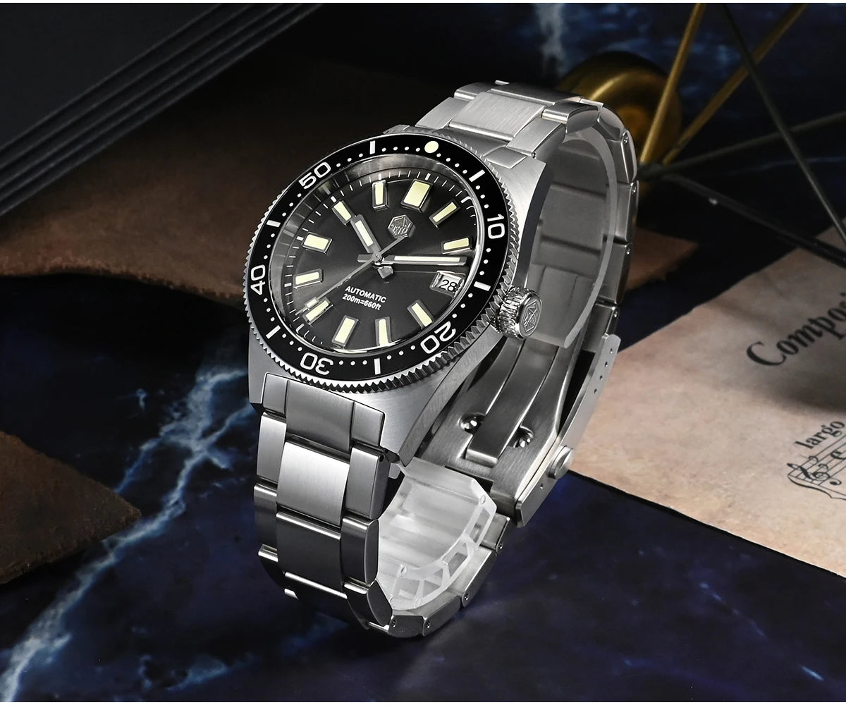 EU Pre-Owned San Martin 39mm 62mas Dive Watch SN007GB