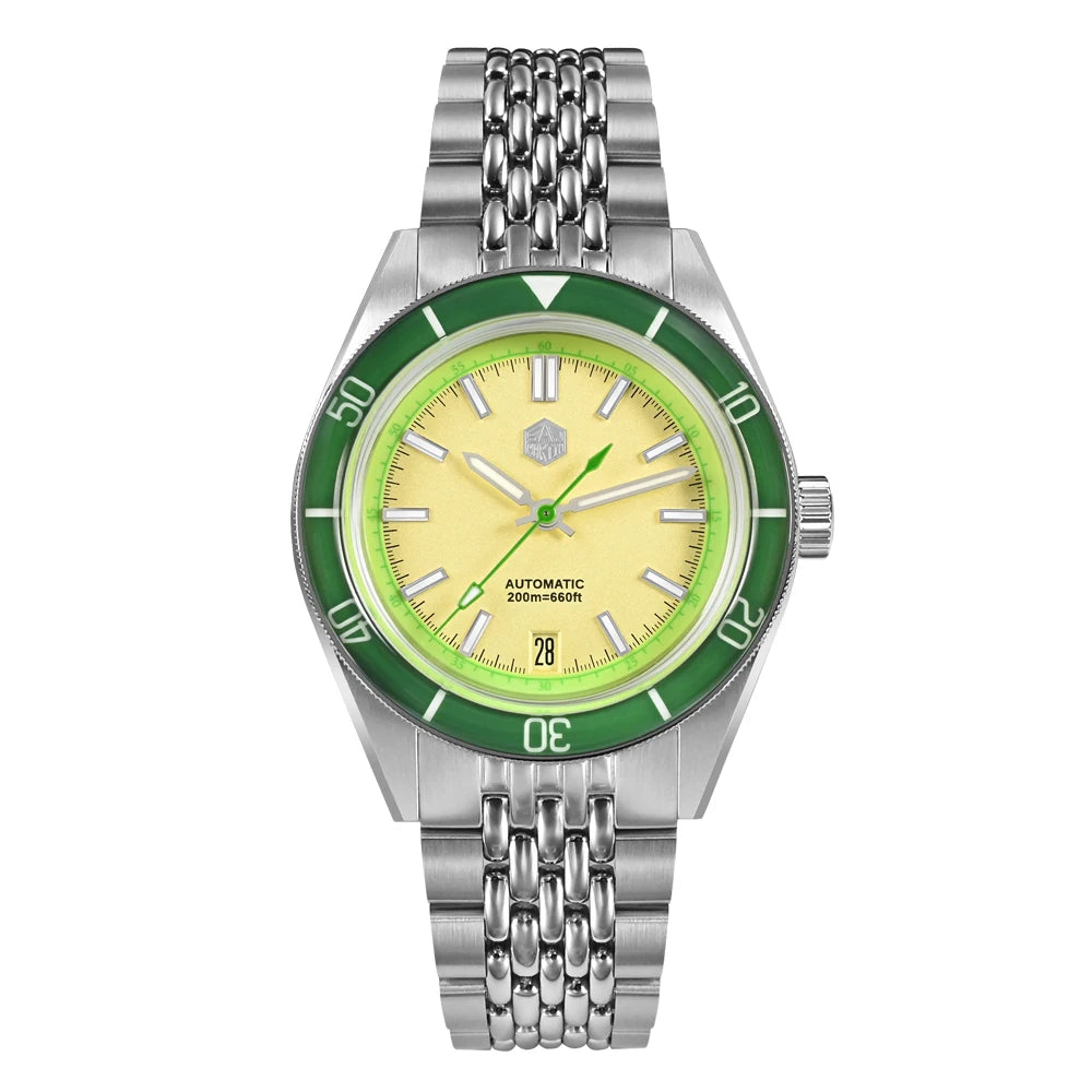US Pre-Owned San Martin 39.5mm Summer Dive Watch SN0116