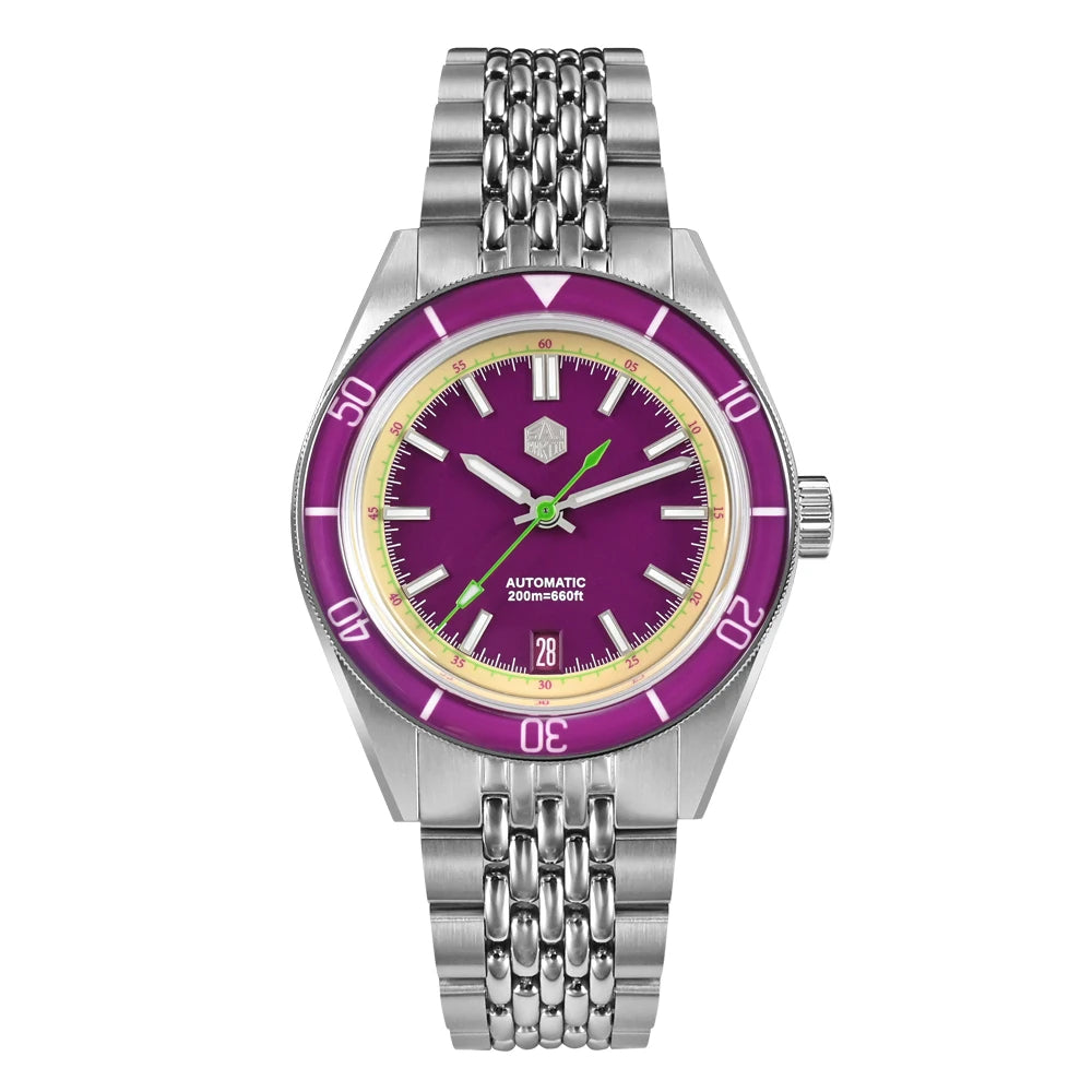 US Pre-Owned San Martin 39.5mm Summer Dive Watch SN0116