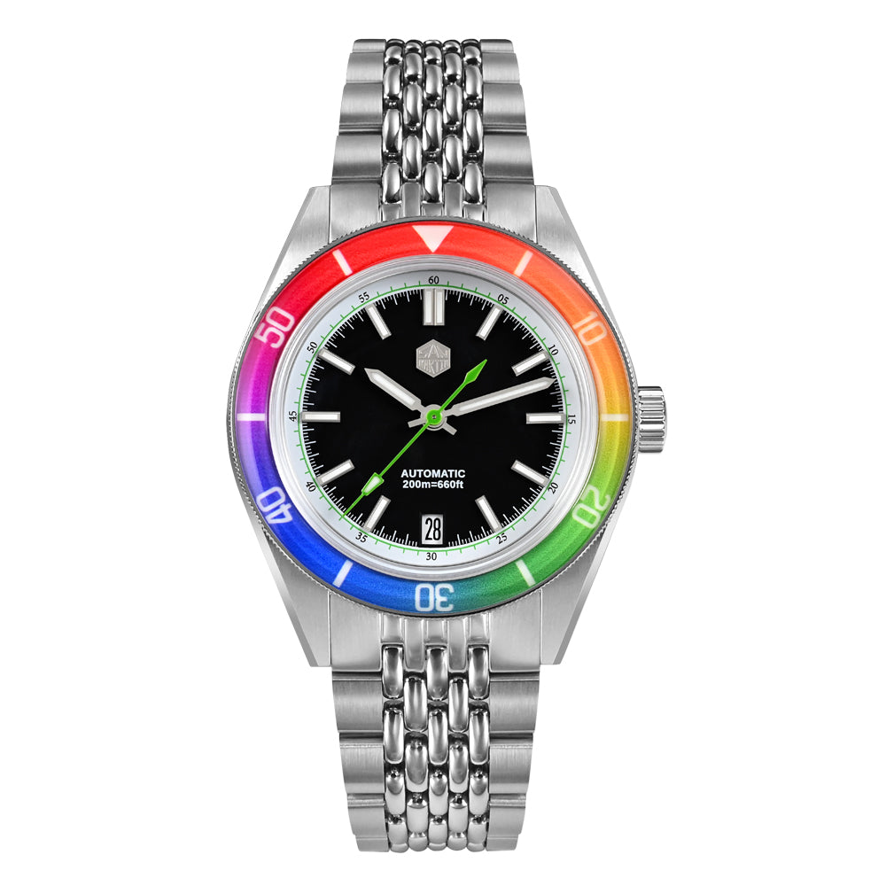 US Pre-Owned San Martin 39.5mm Summer Dive Watch SN0116
