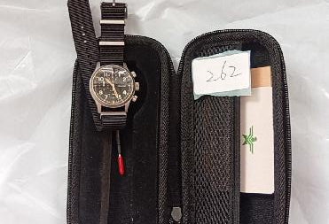 EU Pre-Owned Militado Retro VK67 Quartz Chronograph Watch - 3 Dial