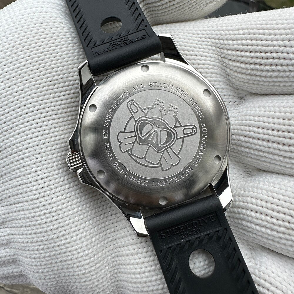 US Pre-Owned Steeldive SD1957 Vintage Sea Ghost Watch