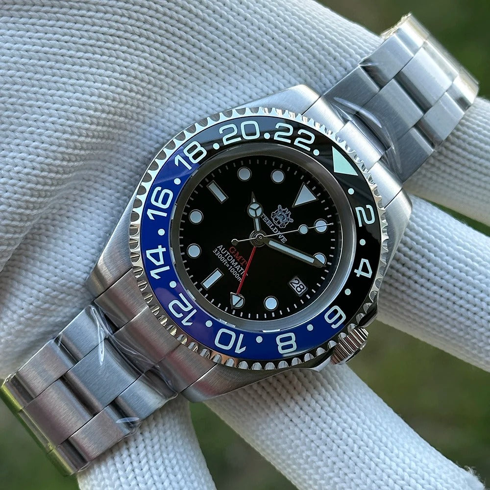 EU Pre-Owned Steeldive SD1964 45mm NH34 GMT Diver Watch
