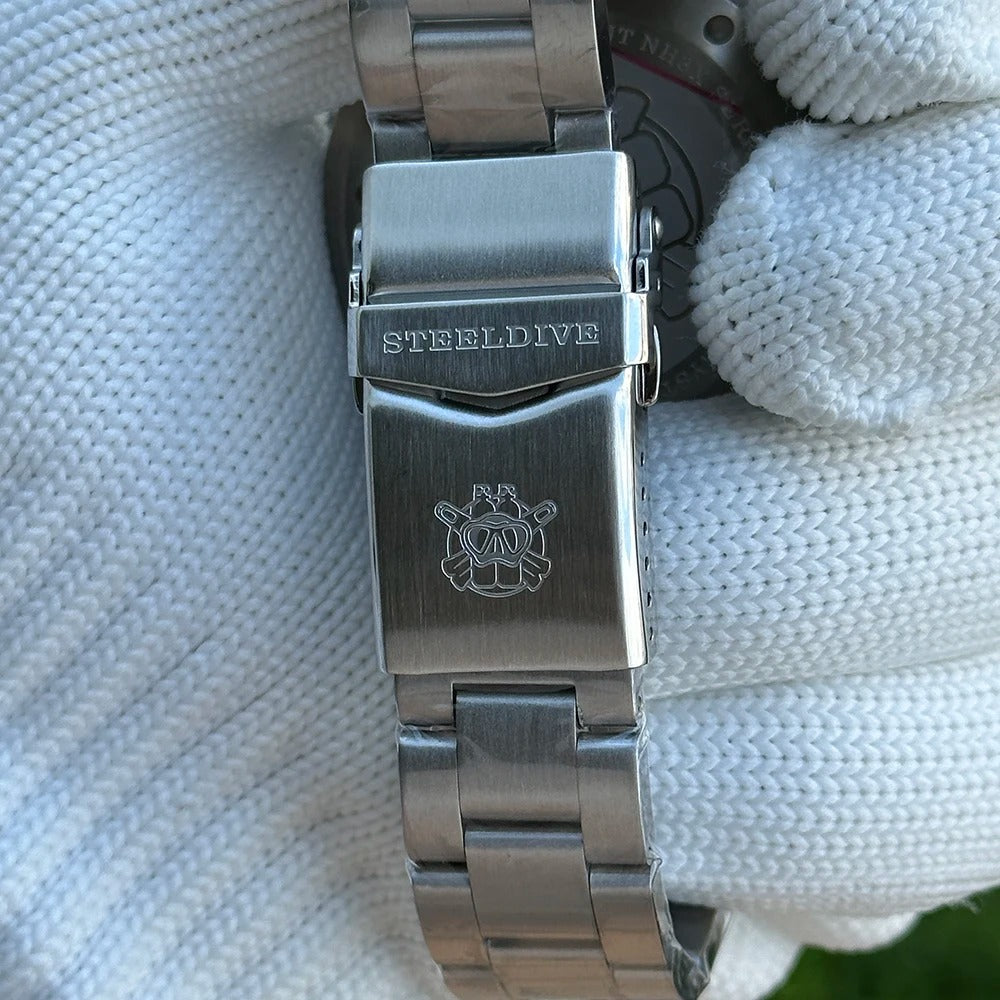 EU Pre-Owned Steeldive SD1964 45mm NH34 GMT Diver Watch